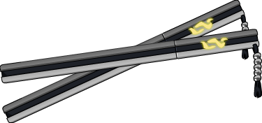 S54 Ebony Nuchaku