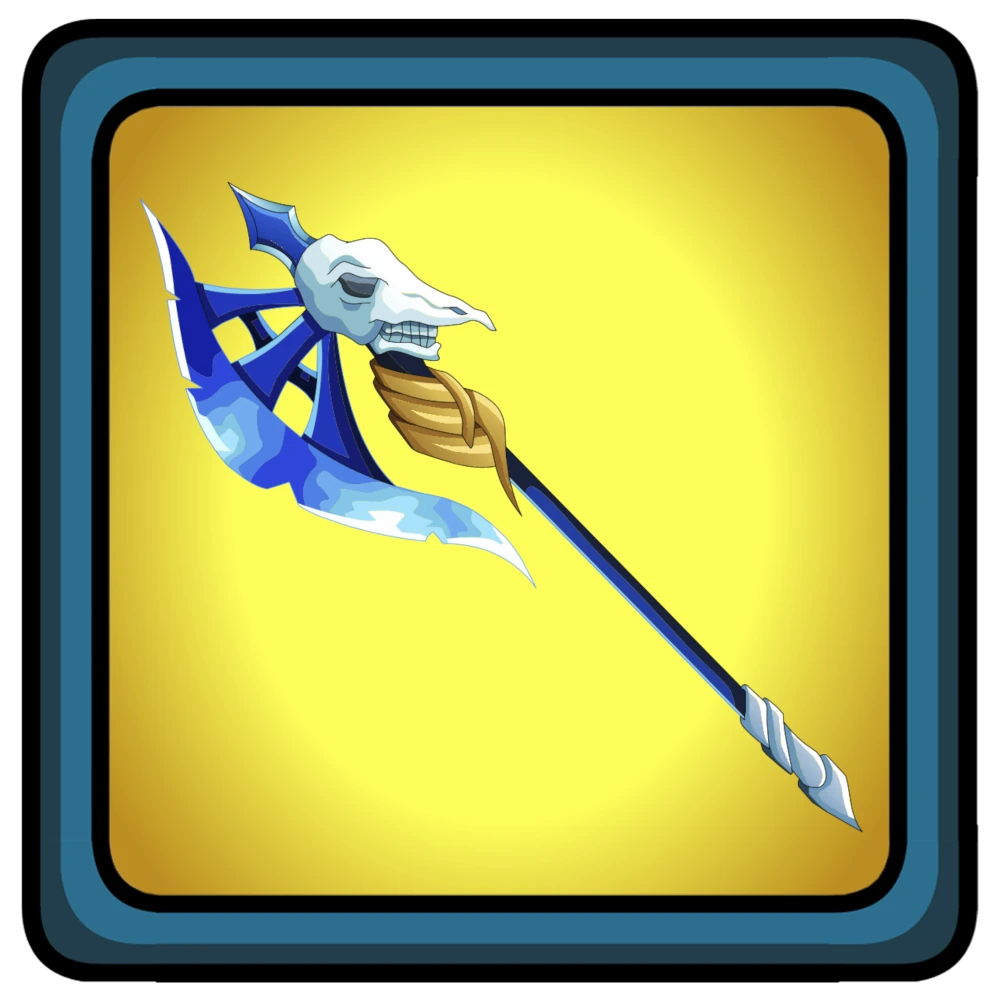 Blue Skeleton Axe
