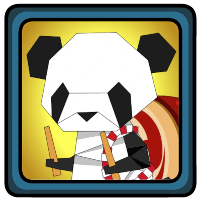 Origami Panda Sakura Package pet